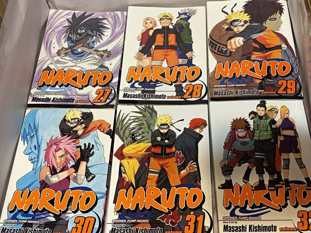 Naruto Shonen Jump Manga Lot Vol 27-32 Masashi Kishimoto English VIZ Media